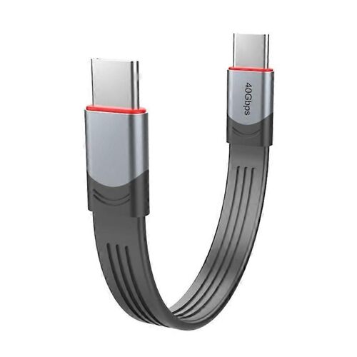 Câble de données USB C Type-C 40Gb 100W USB-C Mâle-Mâle de charge Thunderbolt4-compat