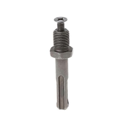 12mm Filetage Dia SDS Plus Round Shank Drill Chuck Adaptateur Connecteur Gris