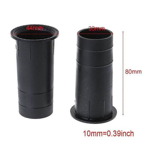 2 pièces Bass Reflexes Tube Bass Reflexes Air Tube Haut-parleur Évent Installation pratique Onduleur pour haut-parleur 3-5 quot;