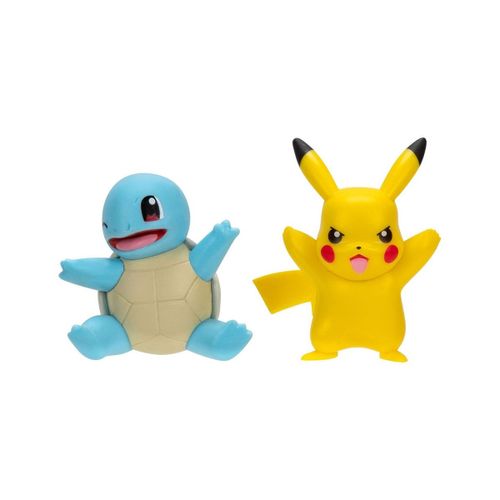 Pokémon - Pack 2 Figurines Battle Figure First Partner Set Carapuce 2, Pikachu 9