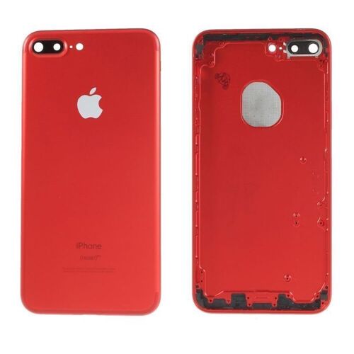 Chassis Vitre Arrière Iphone 7plus Rouge Boutons Tiroir Sim Neuf