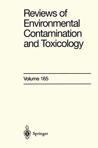 Reviews Of Environmental Contamination And Toxicology