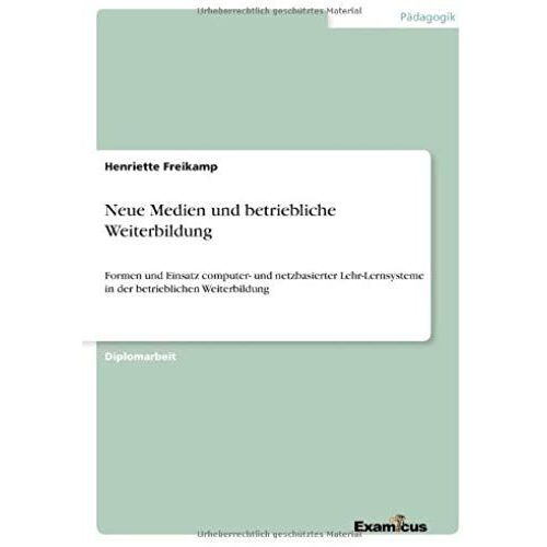 Neue Medien Und Betriebliche Weiterbildung