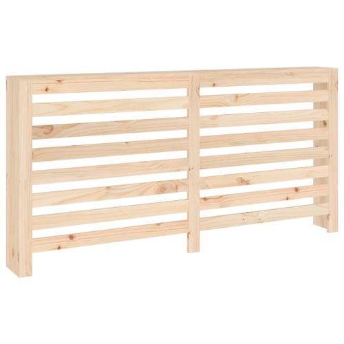 Vidaxl Cache-Radiateur 169x19x84 Cm Bois Massif De Pin