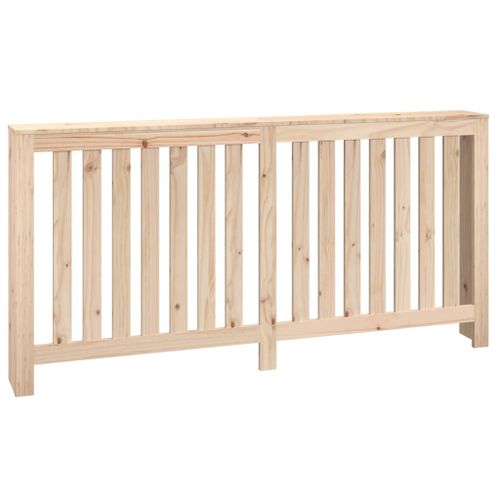 Vidaxl Cache-Radiateur 169x19x84 Cm Bois Massif De Pin