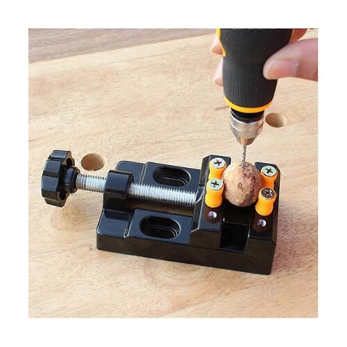 Forets Hélicoïdaux Set Pin Étau Travail Du Bois Perceuse à Main Pour Modèle Résine Bijoux Noyer Cire D'abeille D 37 Pcs