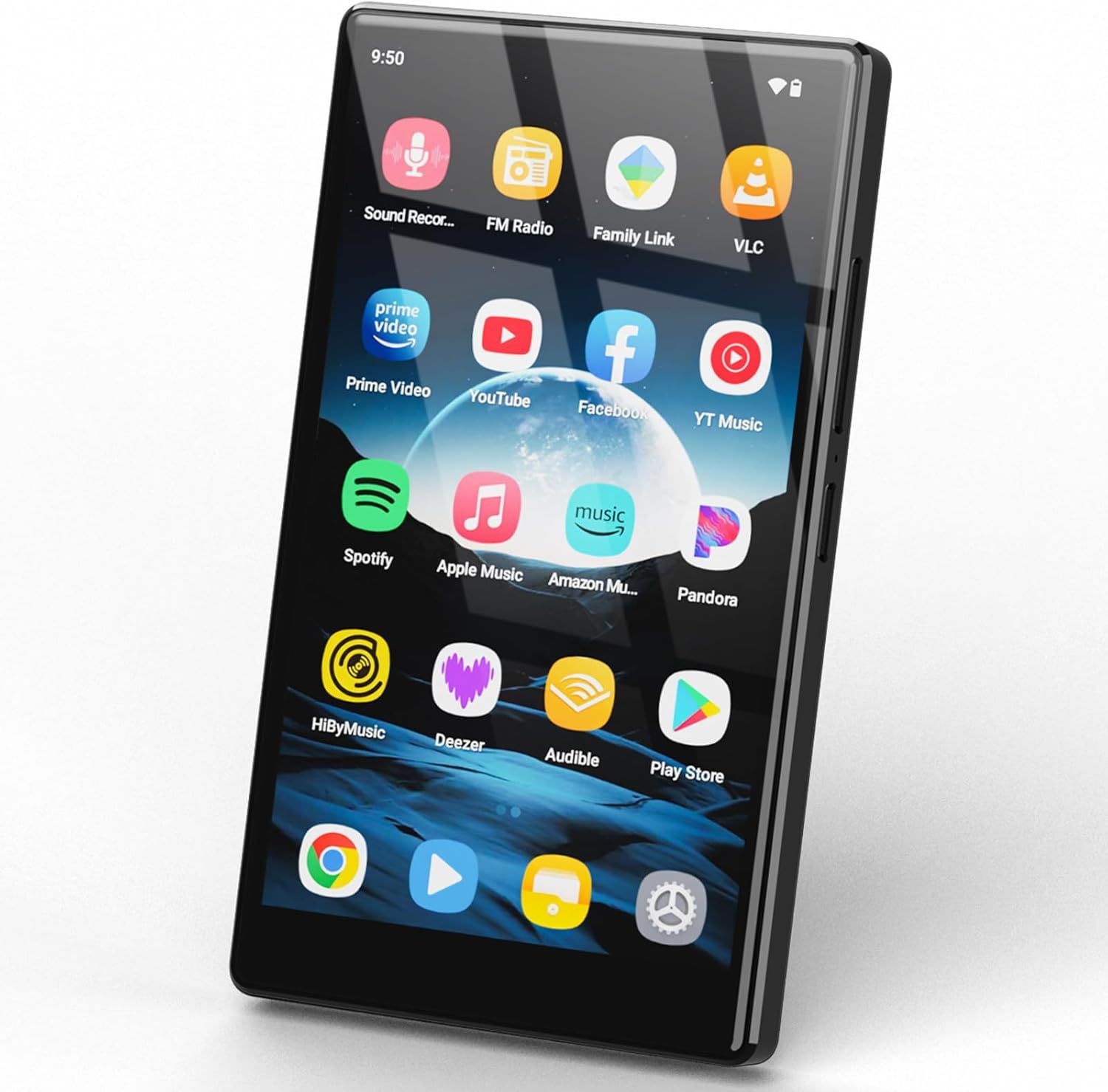 80Go Lecteur Mp3 Bluetooth, 4,7" Écran Tactile Lecteurs Mp3 Et Mp4 Avec Wifi, Mp3 Lecteur Avec