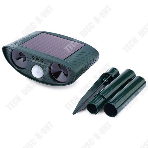 Td® Répulseur Ultrasonique Répulseur Solaire Répulseur D'animaux Répulseur Solaire Rechargeable Répulseur Ultrasonique Pour Chat