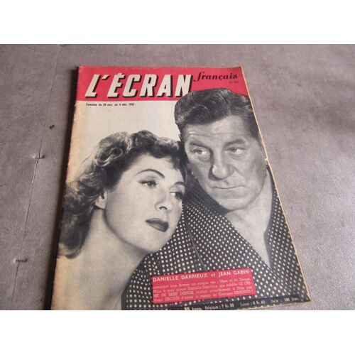L Ecran Francais N ° 333 1951 Danielle Darrieux Et Jean Gabin