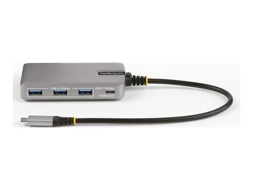 StarTech.com Hub USB-C à 4 Ports avec Sortie USB-C, 3x USB-A, 1x USB-C - Concentrateur (hub) - 1 x USB-C + 3 x USB 3.2 Gen 2 - de bureau