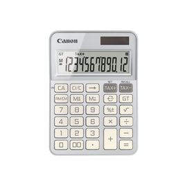 Canon KS-125KB - Calculatrice de bureau - 12 chiffres - panneau solaire, pile - argent