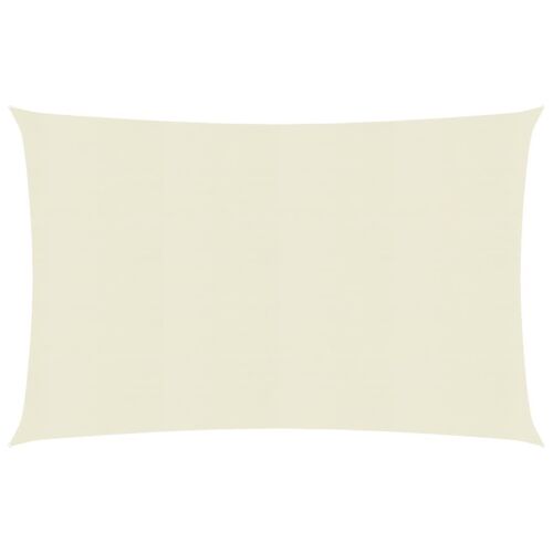 Voile D'ombrage 160 G/M² Crème 4 X 5 M Pehd Helloshop26 02_0009096