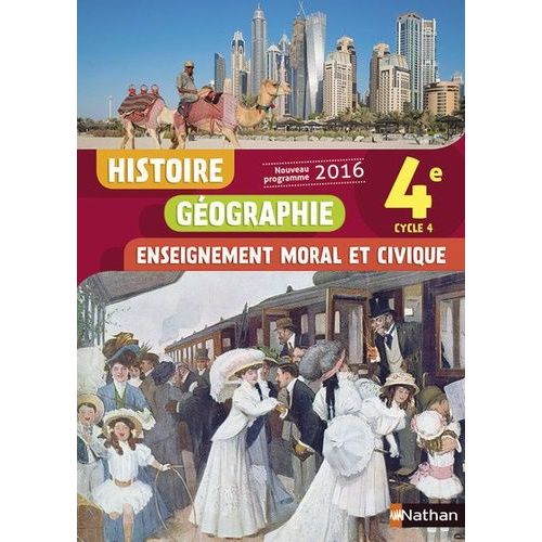 Histoire Géographie Enseignement Moral Et Civique 4e Cycle 4 - Edition 2016