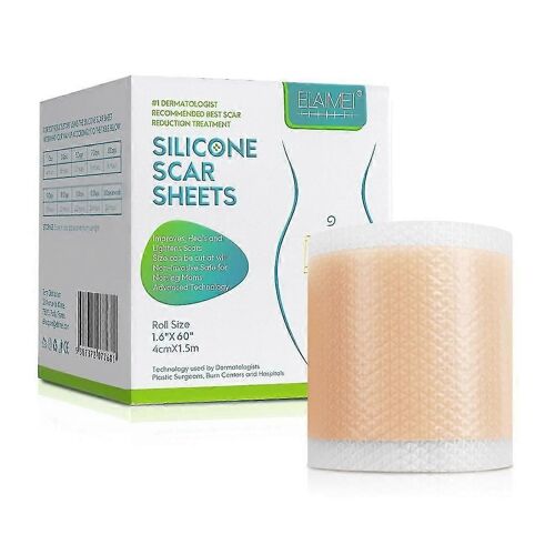 Ruban Cicatriciel En Silicone Feuilles De Rouleaux Autocollantes Enlèvement Des Cicatrices Patchs Respectueux De La Peau 