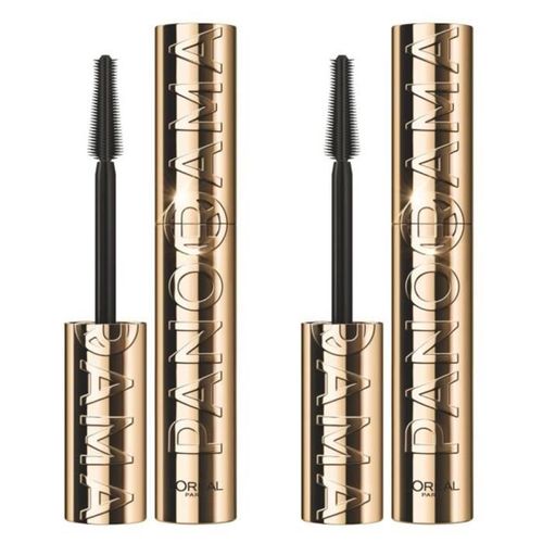 L'oréal Paris Panorama Mascara Volume Millions De Cils Noir - Lot De 2 Multicolore