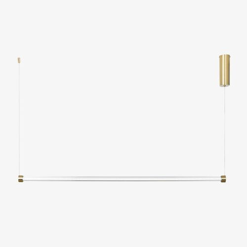 Plafonnier Led Linéaire En Métal (120 Cm) Cornelia Or