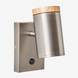 Applique Murale Amaranto Gris Chromé