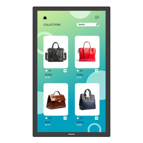 Philips 3000 series 32BDL3751T/00 Écran d'affichage dynamique Écran plat interactif 31.5" LCD Wifi 350 cd/m² Full HD Noir Écran tactile Intégré dans le processeur Android 24/7