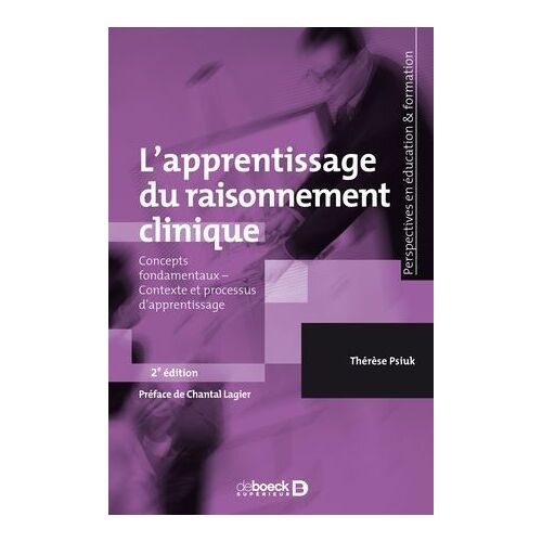 L'apprentissage Du Raisonnement Clinique