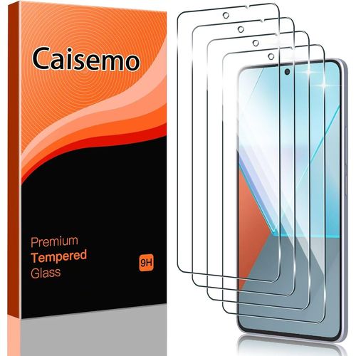 JGD-Lot de 4 films de protection d'écran en verre trempé pour Xiaomi Redmi Note 13 Pro 4G/5G, dureté 9H, transparent, anti-rayures, toucher doux