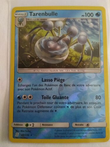 Carte Pokémon Française Rare Reverse 49 /236 Tarenbulle Harmonie Des Esprits