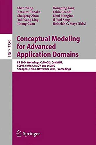 Conceptual Modeling For Advanced Application Domains