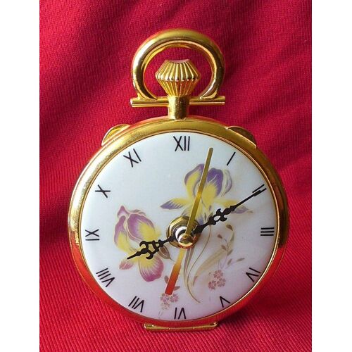 Jolie Pendulette En Forme D'ancienne Montre-Gousset
