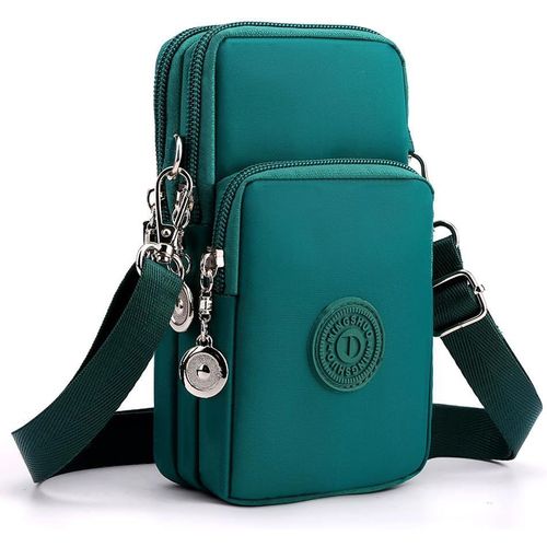 Tzf-Petit Sac De Téléphone Portable Pour Femme, Pochette Téléphone Portable, Sacoche Femme Bandoulière, Mini Sac En Nylon, Brassard Téléphone Sport, Pour Women Girl, Crossbody Armbag Running