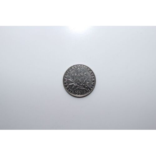 1 Franc Semeuse O.Roty, Tranche Striée, Nickel 1991