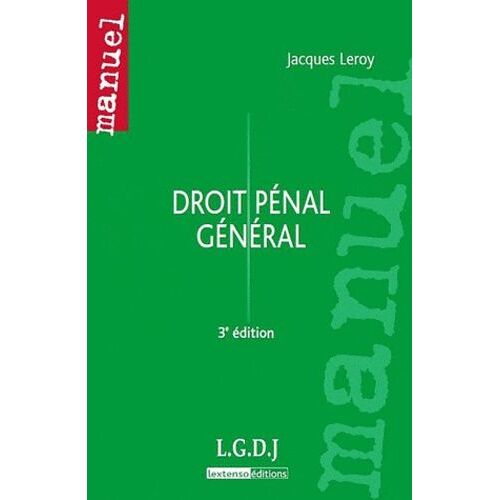 Droit Pénal Général