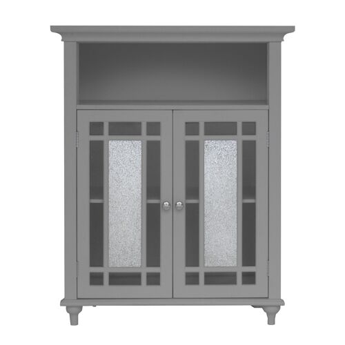 Armoire de toilette, Teamson Home, Gris, 30 x 67 x 86