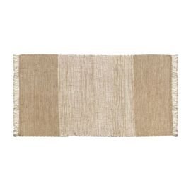 Tapis Déco À Franges En Jute Et Coton