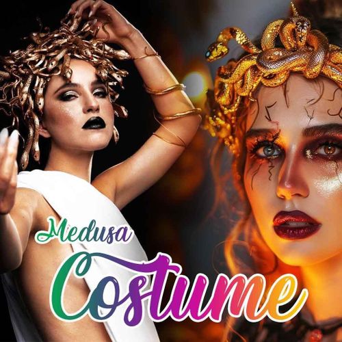 Tzf-Serre-Tête Serpent Medusa Déesse Grecque Pour Bal Masqué, Halloween, Cosplay, Carnaval, Fête Pour Femmes Et Filles