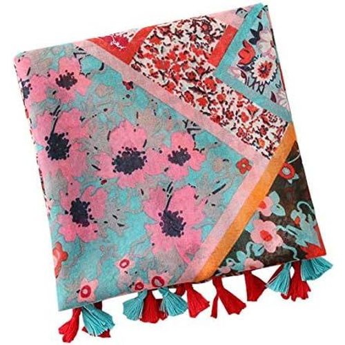 Tzf-Femmes Châles Longue Énorme Foulard Elégant Poids Léger Foulards Echarpes Doux Chaud Chale Etoles