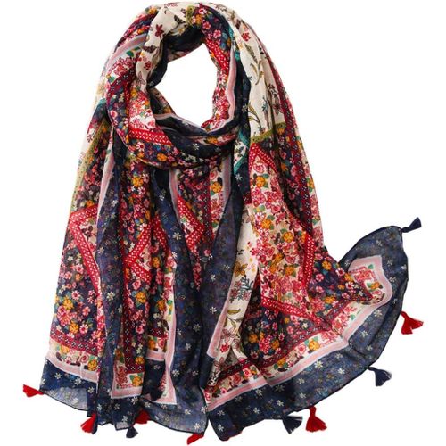 Tzf-Femmes Châles Longue Énorme Foulard Elégant Poids Léger Foulards Echarpes Doux Chaud Chale Etoles