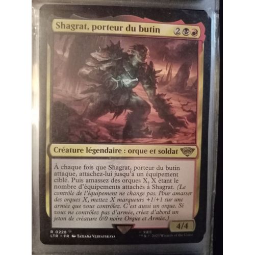 Shagrat, Porteur Du Butin Le Seigneur Des Anneaux Carte Magic