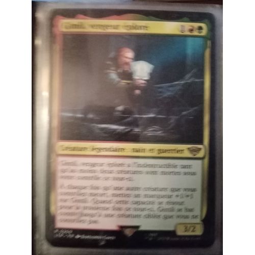 Gimli, Vengeur Éploré Le Seigneur Des Anneaux Carte Magic