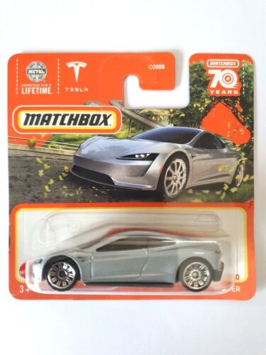 Mattel Matchbox 1/64 N° 91/100 - Tesla Roadster