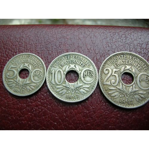 5,10 Et 25 Centimes 1917