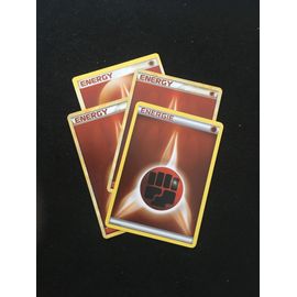 (1996) 4 Carte Énergies Type "Combat" (Pokemon)