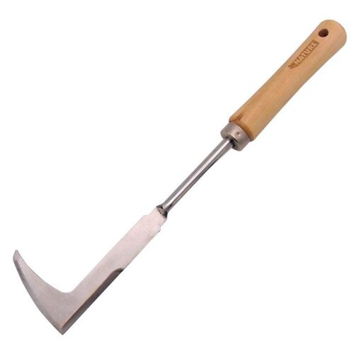 Couteau Grattoir Pour Terrasse - Acier Inox Et Bois - Nature