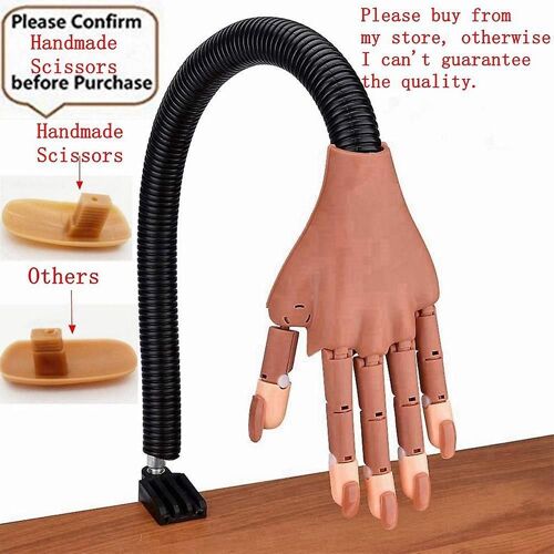 Main D'entraînement Réglable Pour La Pose Des Ongles Avec 100 Faux Ongles - Parfait Pour Les Débutants Et Les Professionnels 