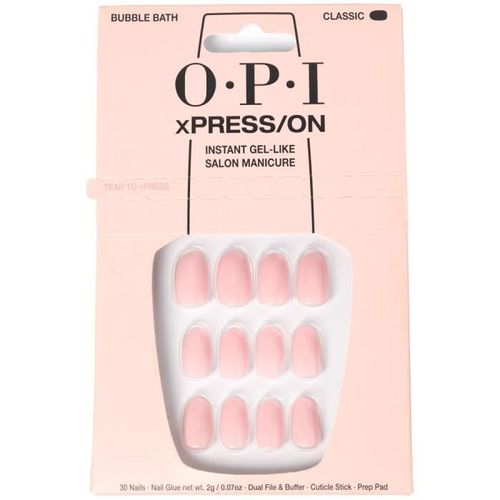 Xpress-On - Bubble Bath - Faux Ongles Réutilisables, Effet Gel - Opi Multicolore