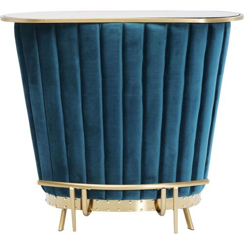 Bar After Work Velours Bleu Kare Design