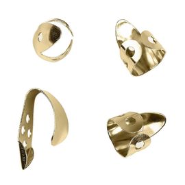 Lot De 4 Médiators Pour Guitare En Acier Inoxydable, Aspect Brillant, Métal, Accessoires Pour Guitare, Doré