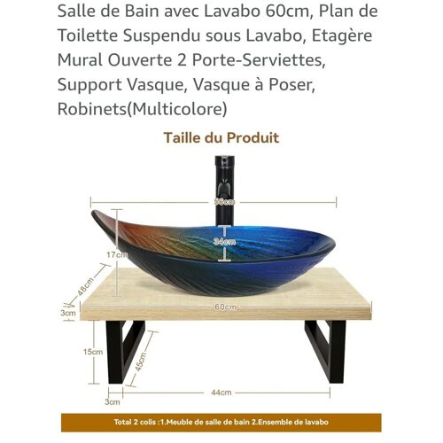2 Vasques Avec Ses 2 Supports