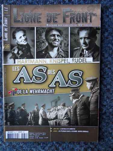 Ligne De Front N°66 De Mars/Avril 2017-Les As Des As De La Wehrmacht