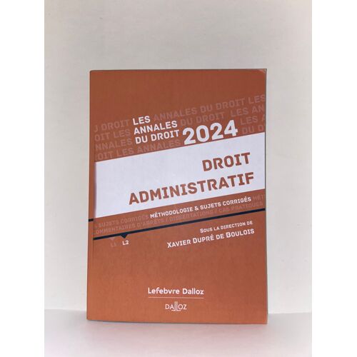Annales Droit Administratif 2024