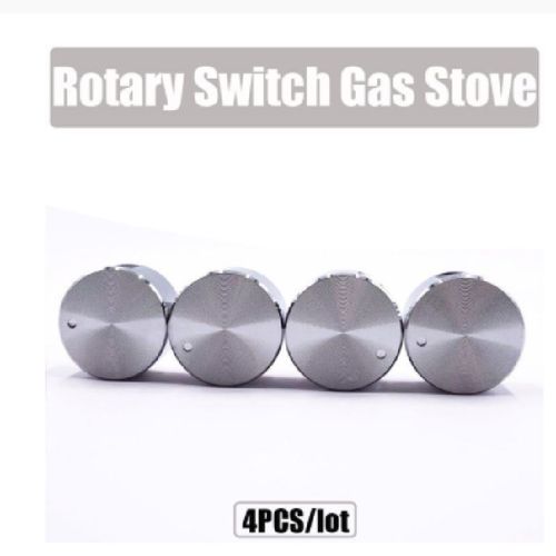 Bouton De Poêle À Gaz En Acier Inoxydable, Interrupteur Rotatif, Pièces De Poêle À Gaz, Bouton Rond Pour Cuisinière À Gaz, Haute Qualité, 4 Pièces/Lot 9109-May14A33687