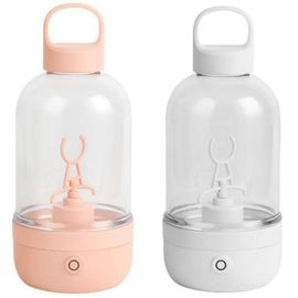 Shaker Électrique, Bouteilles De 400Ml Pour Mélanges De Protéines, Pour Milk Shakes, Rechargeable Par Usb, Pour Café, Milkshakes 9109-May14A33215